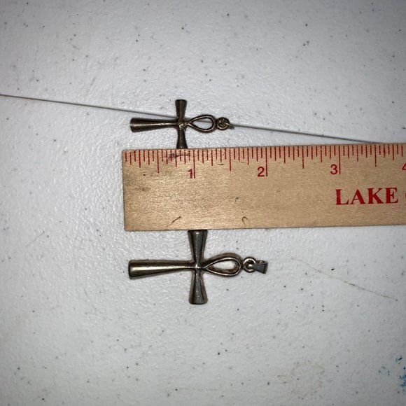 Sterling Silver Egyptian Large Ankh Pendant - Picture 9 of 10